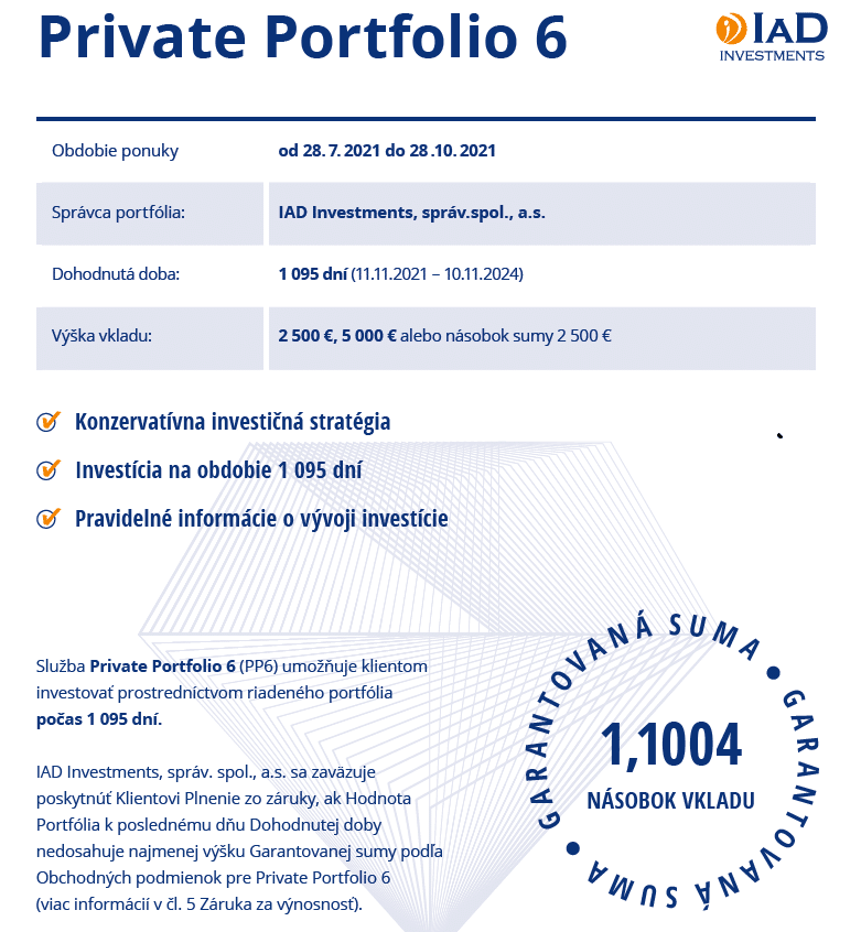 IAD Investments Private portfolio 6